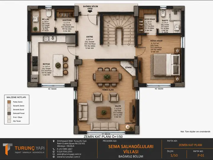 Mimari Proje Çözümleri — Muğla ve Fethiye bölgesi görsel 18
