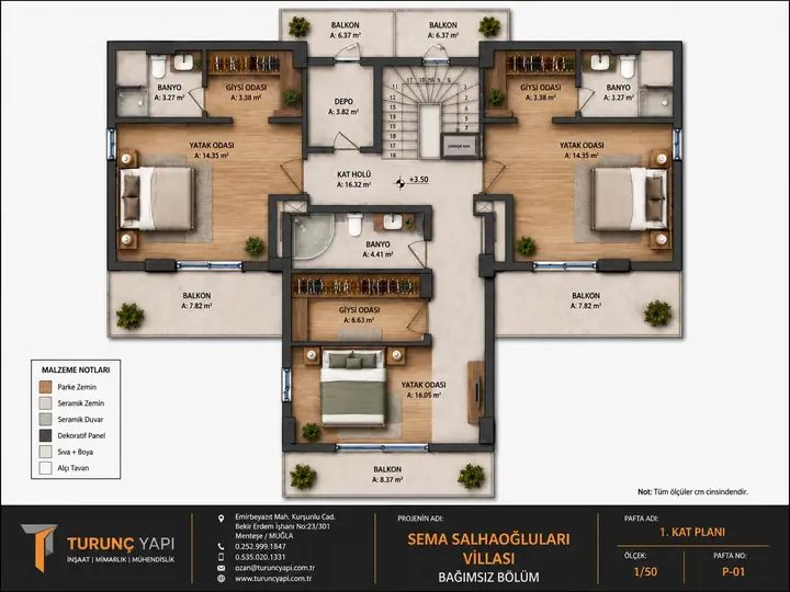 Mimari Proje Çözümleri — Muğla ve Fethiye bölgesi görsel 19